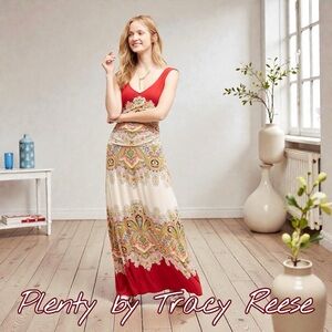 Anthropologie Plenty by Tracy Reese Boteh Maxi Dress size Small